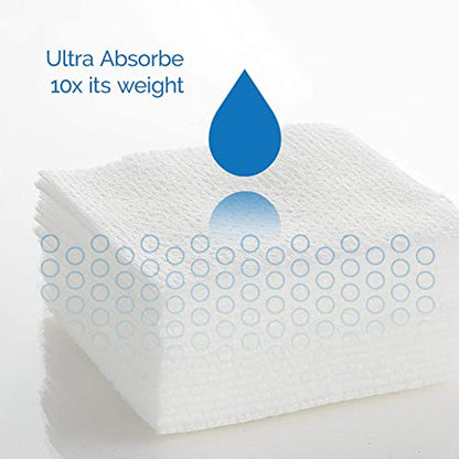 JMU 5000 Gauze Pads 2x2, 4-Ply Non Woven Gauze Sponges, Non-Sterile Dental Gauze All Purpose Gauze Sponges