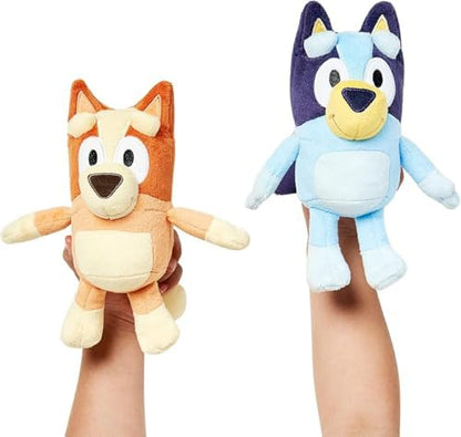 Bluey & Bingo Small Plush Bundle – 2 Pack Soft Stuffed Animals for Kids, Perfect Size for Little Hands, Cuddly Travel Toys, Embroidered Faces, Gift for Toddlers Ages 3+