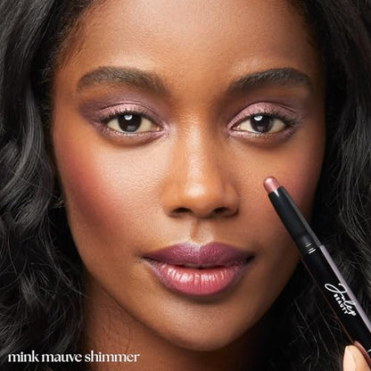 Julep Eyeshadow 101 Cream-to-Powder Waterproof Shadow Stick – Mink Mauve Shimmer – Long-Lasting, Crease-Proof, Muted Mauve Shimmer Eyeshadow with Built-in Smudger