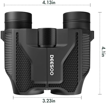 Compact Binoculars for Adults High Powered - Deesoo 20x25 Mini Small Binocular for Kids - Low Light Vision Binoculars for Bird Watching Travel Concert Hunting Hiking