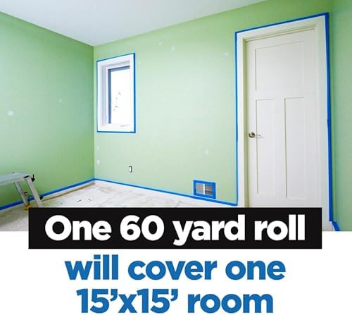 ScotchBlue Original Multi-Surface Painters Tape, 1 Inch Wide (0.94 In. x 60 Yds), 6 Rolls, Blue Paint Tape Protects Surfaces and Removes Easily, Masking Tape for Indoor and Outdoor Use (2090-24EP6)