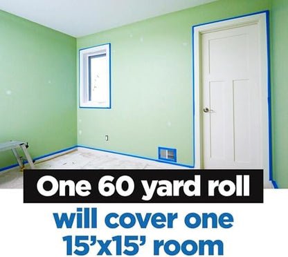 ScotchBlue Original Multi-Surface Painters Tape, 1 Inch Wide (0.94 In. x 60 Yds), 6 Rolls, Blue Paint Tape Protects Surfaces and Removes Easily, Masking Tape for Indoor and Outdoor Use (2090-24EP6)