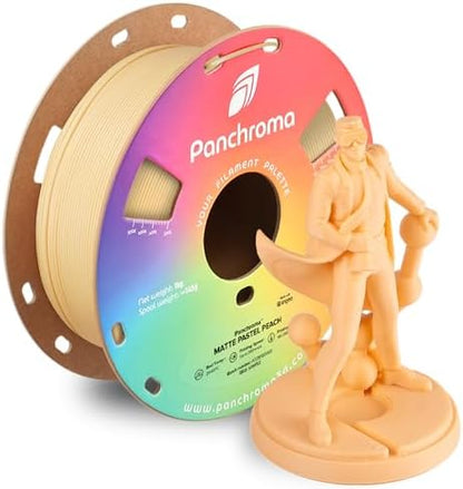 Polymaker Panchroma Matte PLA Filament, Matte Pastel Peach 1.75mm 1kg 3D Printing Filament, Formerly Polyterra Matte 3D Printer PLA Filament, Fit Most FDM 3D Printers, 1kg Spool (2.2lbs)
