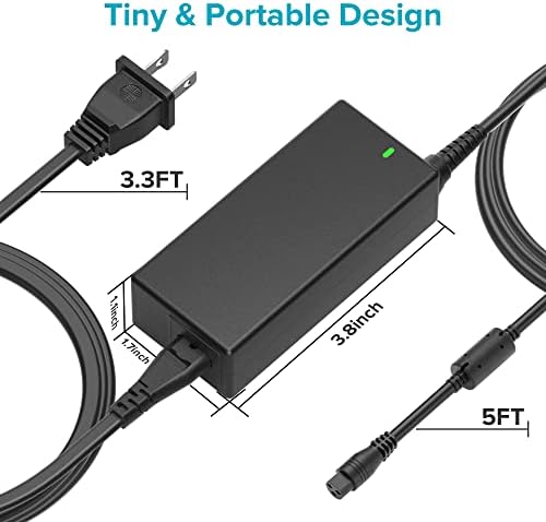 ZOZO Universal Laptop Charger 90W AC Adapter for HP Dell Gateway Toshiba Lenovo Acer ASUS Samsung Sony Ultrabook Chromebook DC Output 12V 16V 18.5V 19V 19.5V 20V Power Supply Cord with 17 tips