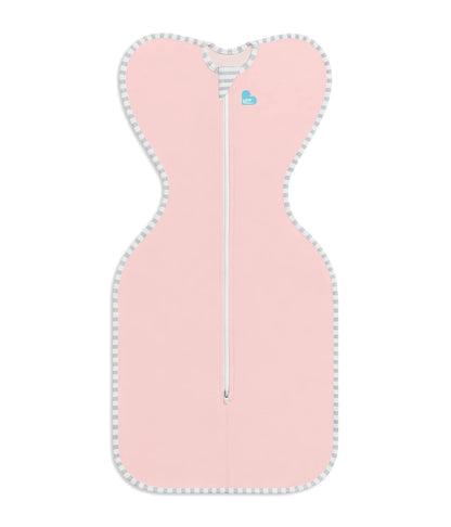 Love To Dream Swaddle UP Self-Soothing Sleep Sack 8-13 lbs., Dramatically Better Sleep, Snug Fit Calms Startle Reflex, 1.0 TOG, Dusty Pink, Small