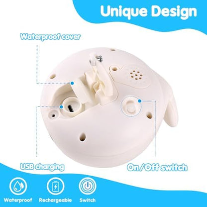 Baby Bath Toys, Toddler Bath Toys for Kids Ages 1-3, Light Up Whale Bath Toy Sprinkler, Pool Water Table Infant Baby Toys 6-12-18 Months, Bathtub Fountain Toy, Toddler 1st Birthday 1 2 3 Gifts