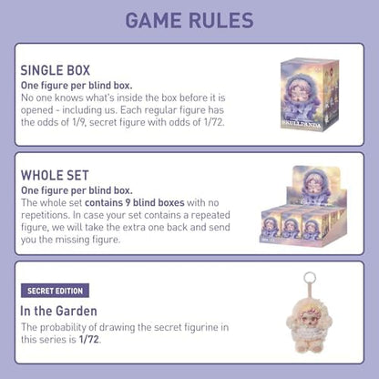 POP MART SKULLPANDA L’impressionnisme Series Plush Doll 9 PCs Blind Box Figures, Random Design Action Figures Collectible Toys Home Decorations, Holiday Birthday Gifts for Girls and Boys, Whole Set