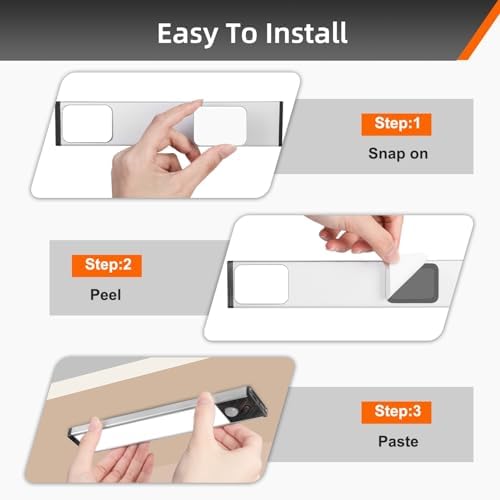 Under Cabinet Lighting, Equipped with Motion Sensor, Rechargeable Battery Operated，3-Level Adjustable Brightness, 3 Pack Magnetic Under Counter Lights for Kitchen, Warm Light 11.8"