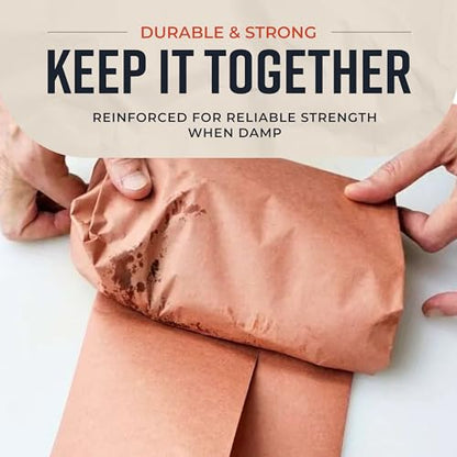 Bryco Goods (Pack of 2) Pink Butcher Paper Rolls, 18"x175' (2100 Inch) Food-Grade Peach Butcher Paper for Smoker, BBQ, Grilling, Smoking Meat - USA Made - Unbleached, Uncoated and Unwaxed