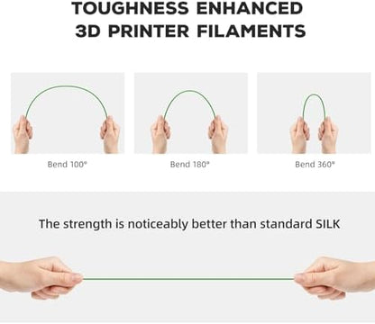 FLASHFORGE PLA Filament 1.75mm, 3D Printer Filament 1kg (2.2lbs) Spool, Dimensional Accuracy +/- 0.02mm, 3D Printing Filament Easy to Use and Fits for Most FDM 3D Printers (Green)