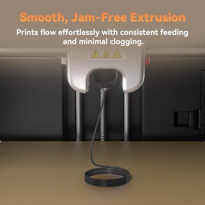 FLASHFORGE PLA Filament 1.75mm +/- 0.02mm, Matte Black 3D Printer Filament 1kg (2.2lbs) Spool, Excellent Printing Performance, Easy to Use for Most FDM 3D Printers