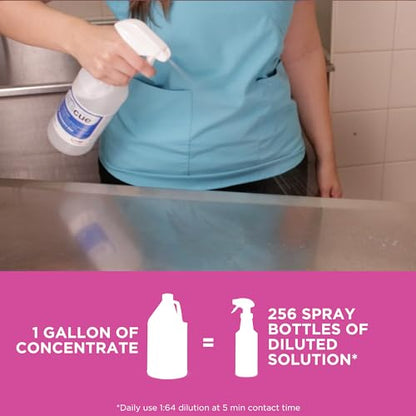 REScue One-Step Disinfectant Cleaner & Deodorizer – For Veterinary Use, Animal Shelters, Pet Foster Homes, Kennels, Litter Box, Pet Grooming Surfaces – Sanitizing Concentrate, 1 Gallon (4 Pack)