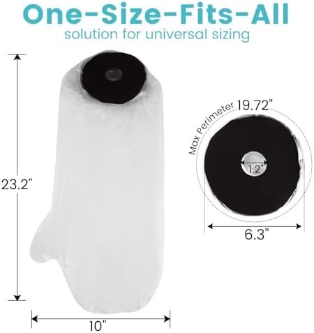 Cast Covers for Shower Arm, Waterproof Cast Cover Arm, Cast Cover for Swimming, Cast Protector for Shower Arm Adult, Elbow, Hand, Elbow (Diameter - 6.3")