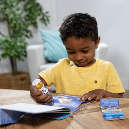 Melissa & Doug Sticker Wow!™ Astronaut Bundle: 24-Page Activity Book, Refillable Sticker Stamper, Mini Pad, 500 Stickers, Arts and Crafts for Kids Ages 3+