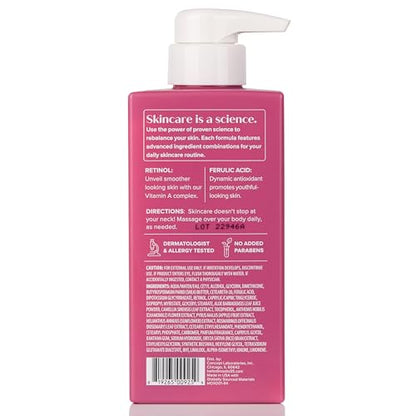 Medix 5.5 Retinol Body Lotion + Hyaluronic Acid Cream, Moisturizer Body & Face Lotion Set | Hydrating + Firming Lotion For Stretch Marks, Wrinkles, & Crepey Skin | Skin Care Products, 2pc Set