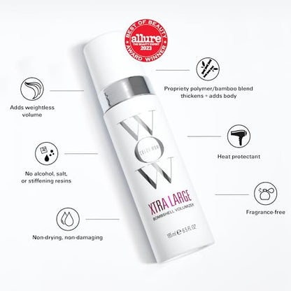 COLOR WOW Xtra Large Bombshell Volumizer – New Alcohol-Free Technology for Lasting Volume and Thickness