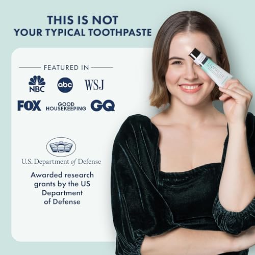 Toothpaste Gel, Clinically Proven to Remove Plaque 250% Better, Improves Gum Health 190% Better, Prevents & Reduces Tartar, Freshens Breath, SLS Free Dental Gel, Wintergreen, 3 Pack