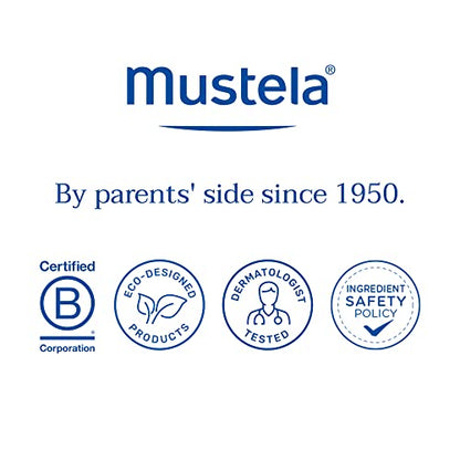Mustela Baby Diaper Rash Cream 123 - Skin Protectant with Zinc Oxide - Fragrance Free & Paraben Free - with 98% Natural Ingredients - Various Packaging