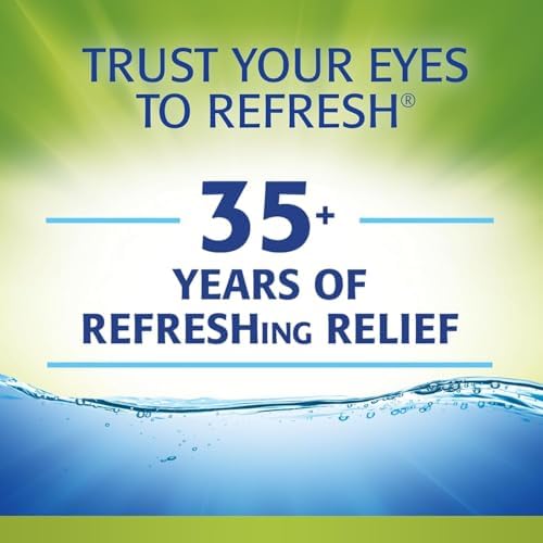 Refresh Optive Mega-3 Lubricant Eye Drops, Preservative-Free, 30-0.01 Fl Oz Single-Use Containers + Relieva Lubricant Eye Drops, 0.33 Fl Oz, Packaging May Vary