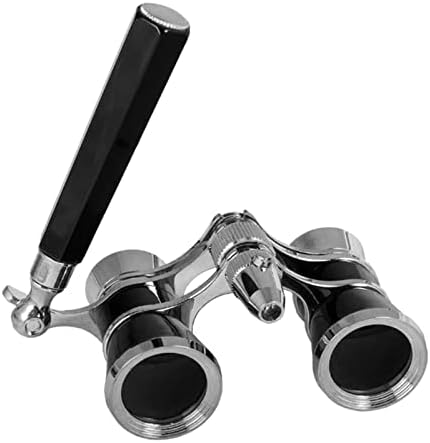 Aroncent Opera Glasses Binoculars 3X25 Mini Compact Binoculars with Handle for Adults Kids Women Vintage Theater Musical Concert
