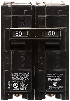 Q250 50-Amp Double Pole Type QP Circuit Breaker