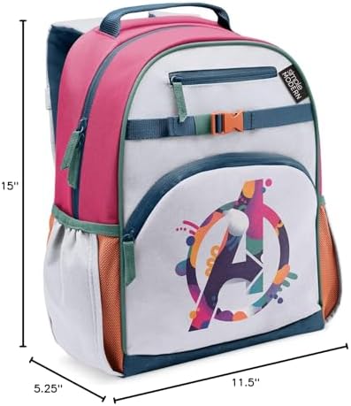 Simple Modern Medium Marvel Toddler Backpack for School Girls and Boys | Kindergarten Elementary Kids Backpack | Fletcher Collection | Kids - 15" tall | Avengers Assemble