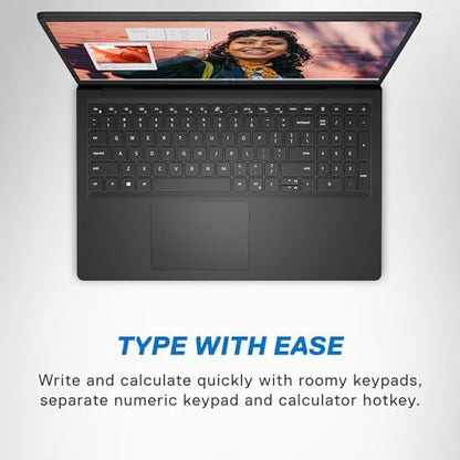 Dell Inspiron 3530 Laptop - 15.6-inch FHD (1920x1080) Display, Intel Core i3-1305U Processor, 8GB DDR4 RAM, 512GB SSD, Intel UHD Graphics, Windows 11 Home, Onsite Service - Carbon Black