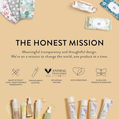 The Honest Company Clean Conscious Training Pants for Sensitive Skin | Hypoallergenic, Fragrance Free | Magical Moments + Butterfly Kisses | Size 2T/3T (up to 34 lbs), 66 Count