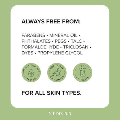 MEDIX Coconut Body Lotion + Manuka Honey Cream | Natural Coconut Oil Lotion For Women & Men | Moisturizer Cream Body Butter Skin Care Balm For Stretch Marks, Cellulite, & Dry Skin, 15 Fl Oz