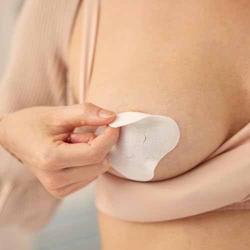 Momcozy Hydrogel Nipple Pads with Soothing Lanolin, Soothies Gel Nursing Pads Provide Instant Cooling Relief, Breastfeeding Essentials, 20 PCS