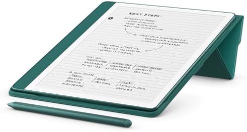 Introducing All-New Plant-Based Leather Folio Cover with Magnetic Attach, Designed with Sustainability in Mind for New Amazon Kindle Scribe