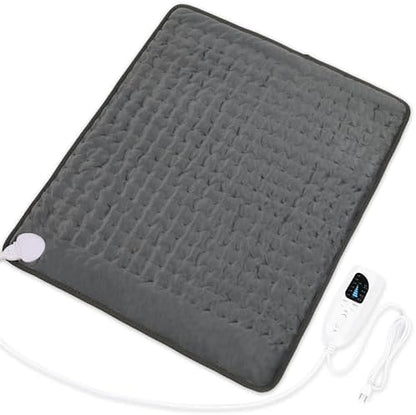 Heating Pad,Electric Heating Pads for Back,Hot Heated Pad for Abdomen,Shoulder,Knee,Multiple Temp and Auto Shut Off(Charcoal Gray, 20''×24'')