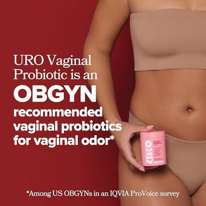 O Positiv URO Vaginal Probiotics for Women pH Balance with Prebiotics & Lactobacillus Probiotic Blend - Vaginal Health Supplement - Promote Healthy Vaginal Odor & Vaginal Flora, 60 Count (Pack of 2)