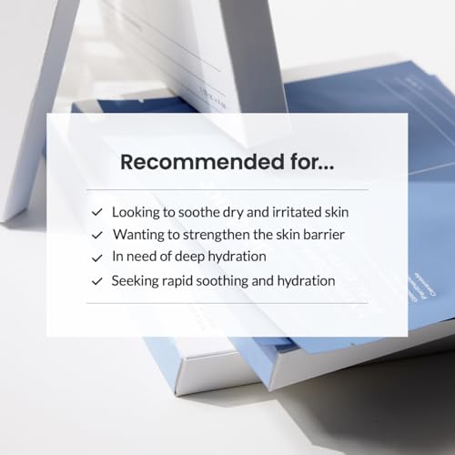 BIODANCE Hydro Cera-nol Real Deep Mask, Overnight Hydrogel Mask, Hydrating Facial Mask For Sensitive Skin, Redness Reducing & Quick Soothing Effect, 1.19oz(34g) x 4ea