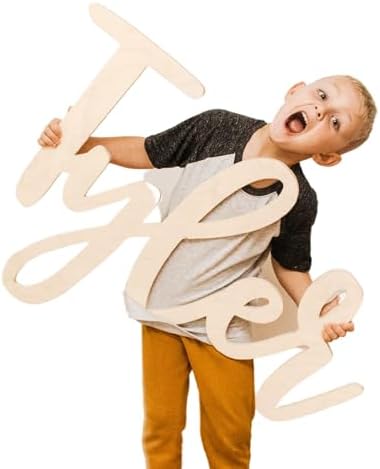 Custom Wood Name Sign for Nursery or Kids Room, Instant Font Preview, Multiple Styles Available Unpainted, Painted or Stained, Personalized Baby Gift (Style 9 - Popular Liam Font Only)