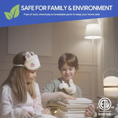 24 Pack A19 LED Light Bulb Daylight 5000K LED Bulbs, 60 Watt Equivalent, Efficient 8.5 Watt, 800 Lumens, E26 Medium Base, Non-Dimmable, ETL/UL Listed