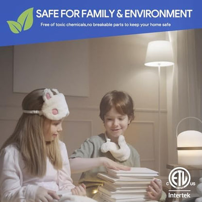 24 Pack A19 LED Light Bulb Daylight 5000K LED Bulbs, 60 Watt Equivalent, Efficient 8.5 Watt, 800 Lumens, E26 Medium Base, Non-Dimmable, ETL/UL Listed