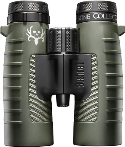 Bushnell Binocular Bundle: Trophy XLT 10x42 Binoculars (Bone Collector Edition) + Deluxe Binocular Harness