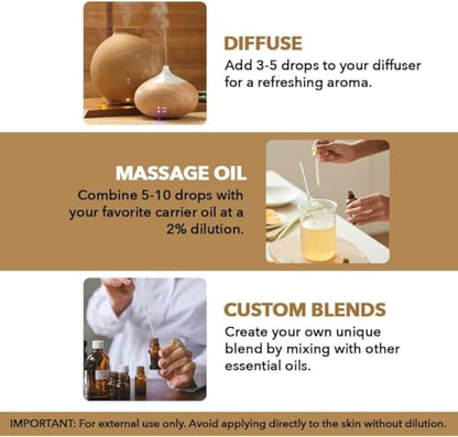 Majestic Pure Frankincense Essential Oil with Glass Dropper - Huge 4 Fl Oz - 100% Pure and Natural Frankincense Oil - Premium Grade Essential Oils for Diffuser, Aromatherapy, Soap and Candle Making