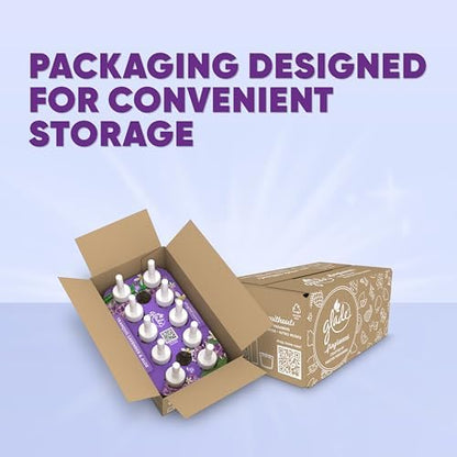 Glade PlugIns Refills Air Freshener, Tranquil Lavender & Aloe, Scented and Essential Oils for Home and Bathroom, 0.67 Fl Oz, 10 Count