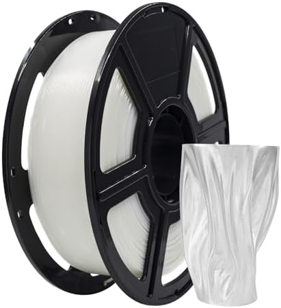 FLASHFORGE PLA Filament 1.75mm, 3D Printer Filament 1kg (2.2lbs) Spool, Dimensional Accuracy +/- 0.02mm, 3D Printing Filament Easy to Use and Fits for Most FDM 3D Printers (Natural)