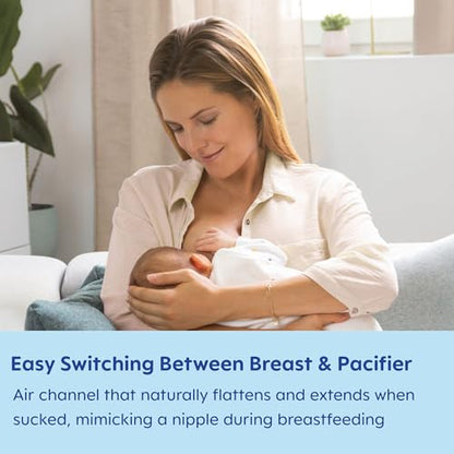 MAM Original Matte Baby Pacifiers, Binky for Girls 0-6 Months, BPA-Free Silicone Nipple, Easy to Clean, Best for Newborn Babies, Developed with Medical Experts, 6 Count Binkies