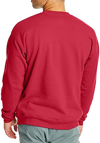 Hanes Men's EcoSmart Fleece, Pullover Crewneck Sweatshirt, 1 or 2 Pack