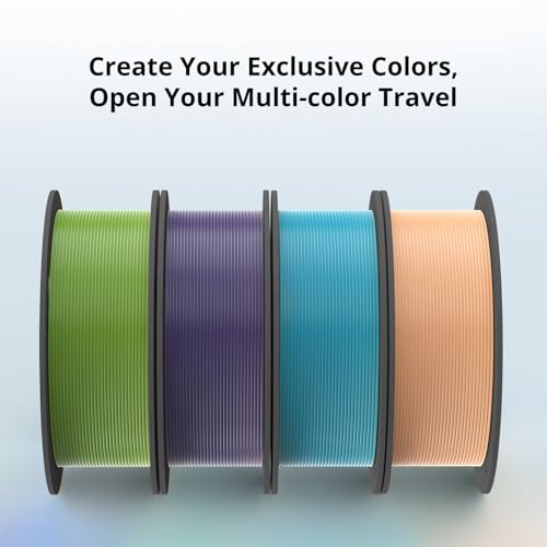 Anycubic PLA 3D Printer Filament, Intelligent PLA Filament Enhanced Smart Printing, 3D Printing PLA Filament 1.75mm Dimensional Accuracy +/- 0.02mm, 1KG Reusable Spool (2.2 lbs), Tropical Turquoise