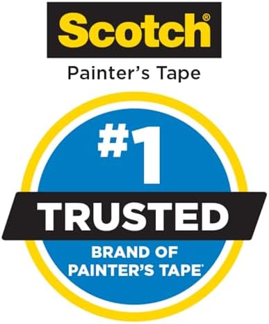 ScotchBlue Original Multi-Surface Painters Tape, 1 Inch Wide (0.94 In. x 60 Yds), 6 Rolls, Blue Paint Tape Protects Surfaces and Removes Easily, Masking Tape for Indoor and Outdoor Use (2090-24EP6)