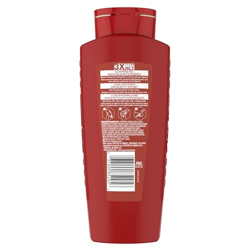 Old Spice Refreshing Body Wash for Men, High Endurance, 3X Defense, 24/7 Shower Fresh with Long Lasting Scent, Pure Sport Scent, 24 oz (Pack of 4)