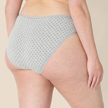 Amazon Essentials Women's Cotton Bikini Brief Underwear (Available in Plus Size), Multipacks