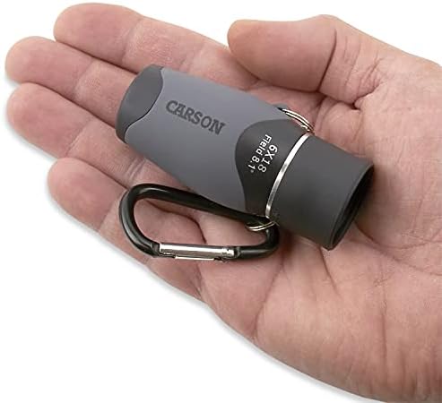 Carson MiniMight 6x18mm Pocket Monocular with Carabiner Clip (MM-618)