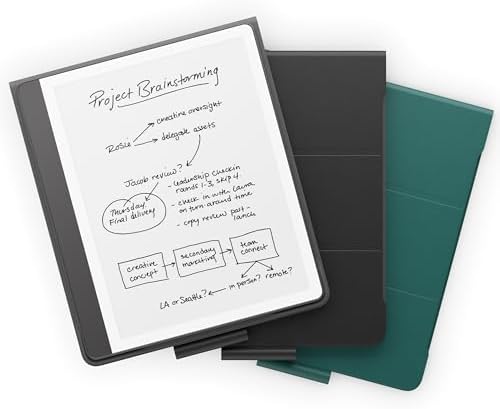 Introducing All-New Plant-Based Leather Folio Cover with Magnetic Attach, Designed with Sustainability in Mind for New Amazon Kindle Scribe