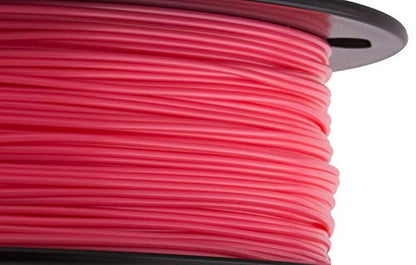 HATCHBOX 1.75mm True Pink PLA 3D Printer Filament, 1 KG Spool, Dimensional Accuracy +/- 0.03 mm, 3D Printing Filament